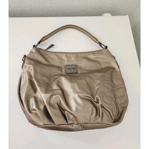 Fox Racing Silver Bag Purse Hang Shoulder - Picture 1 of 10